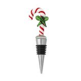 Bloomingville Lynn Weinstopper Rot Glas Flaschenverschluss Weihnachtsdeko