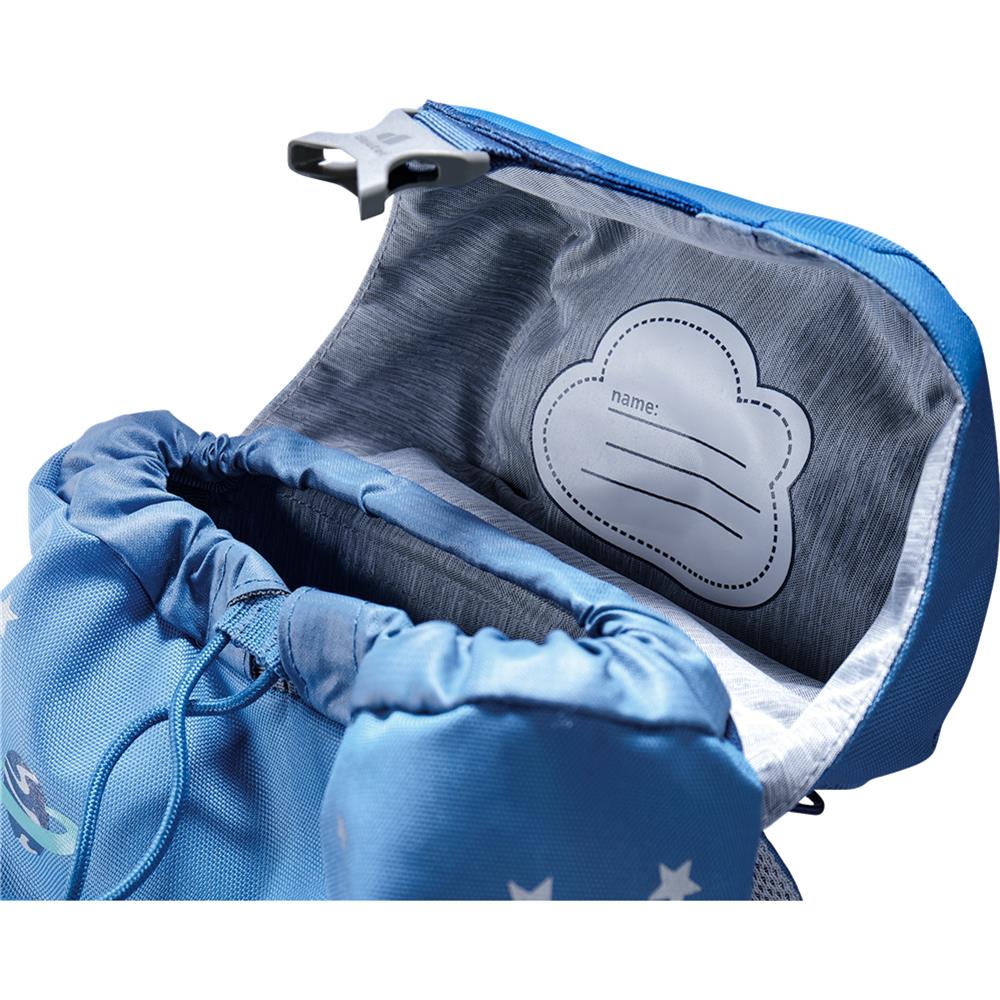 deuter Schmusebär, Kinderrucksack, Weltall (blau), Kindergartenrucksack