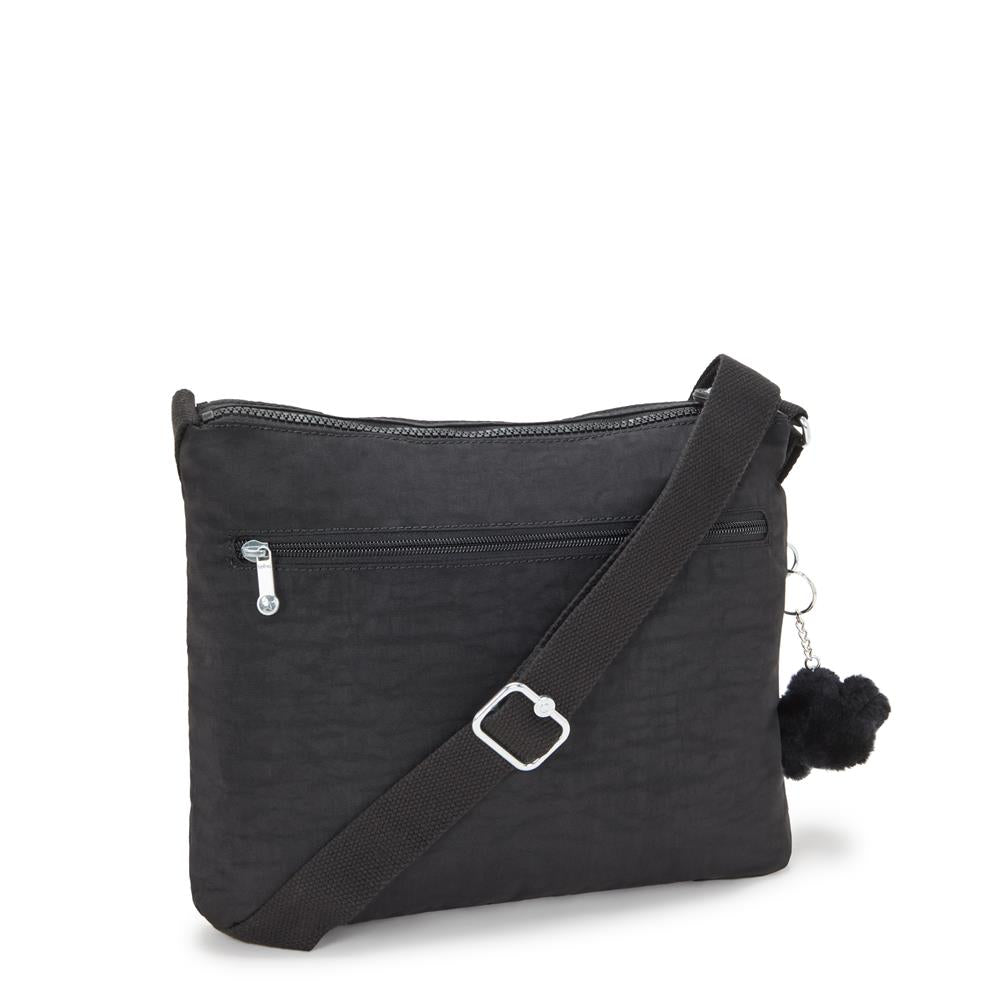Kipling ALVAR, Mittelgroße Umhängetasche, Black Noir (schwarz), 5L, Schultertasche