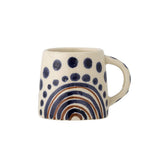 Bloomingville Shama Espressotasse Blau/Braun Steingut D5xH5 cm – buntes Design