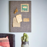 Bloomingville Rivalta Pinnwand Schwarz Holz Memoboard 71x48cm