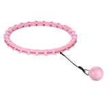 Hula Hoop Reifen Plus Size mit Gewicht und Massagefunktion Rosa | HMS HHW11