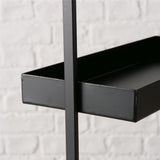 BOLTZE Etagere Jago Metall schwarz matt rechteckig 38,4 cm modern