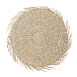 Bloomingville Tischset aus Seegras, 38 cm rundes Platzdeckchen