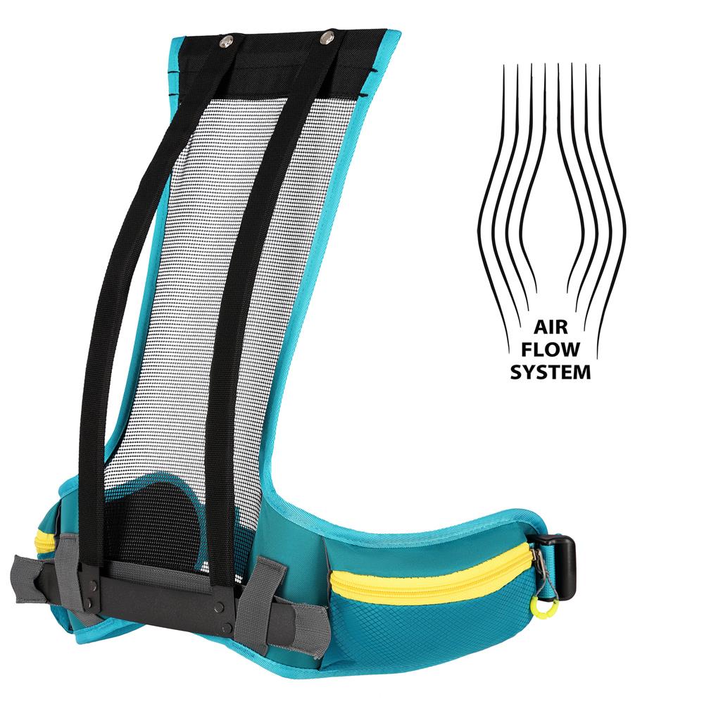 NILS CAMP Trekkingrucksack Rambler 40L in Blau - Outdoor Rucksack mit Belüftung & Regenhülle