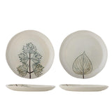 Bloomingville Aubrin Teller 2er Set 27 cm Steingut natur groß