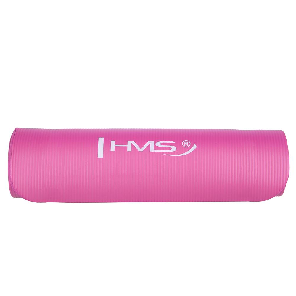 Yogamatte 183 x 61 x 1 cm Fitnessmatte Rosa Gymnastikmatte rutschfest | HMS YM03