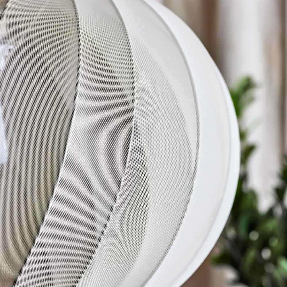 Bloomingville Piola Hängeleuchte natur - Deckenlampe mit Netzstruktur E27 für Wohnzimmer