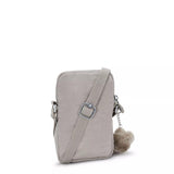 Kipling TALLY, Handytasche, Grey Gris (grau), Crossbody Tasche für Smartphone mit Fächern