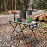 NILS CAMP Campingtisch klappbar grün kompakt für Camping Outdoor Garten
