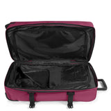 Eastpak TRANVERZ L, Großer Reisetrolley, Wine Burgundy (rot), 121L, Rollkoffer mit 2 Rädern und TSA-Schloss
