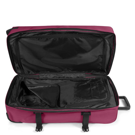 Eastpak TRANVERZ L, Großer Reisetrolley, Wine Burgundy (rot), 121L, Rollkoffer mit 2 Rädern und TSA-Schloss