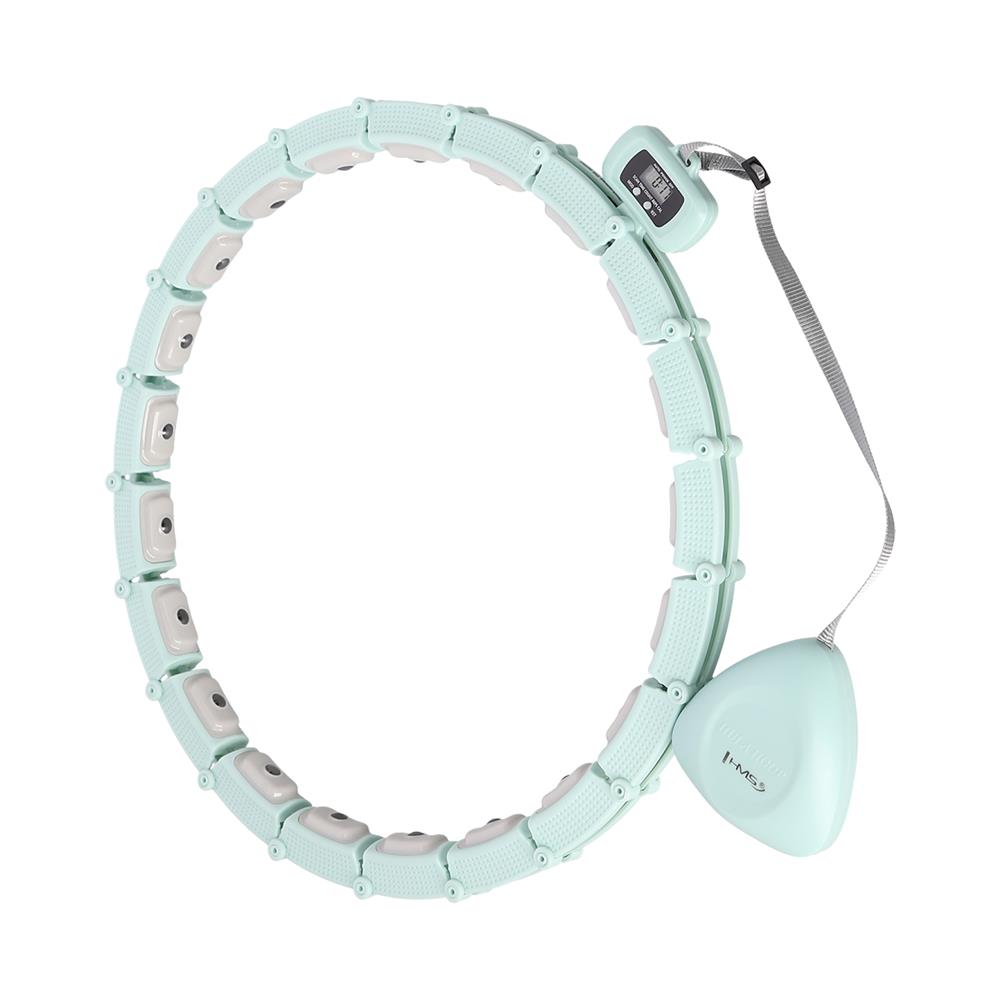 Hula Hoop Reifen mit LCD-Zähler, Magneten und Gewicht Grün | HMS HHM14