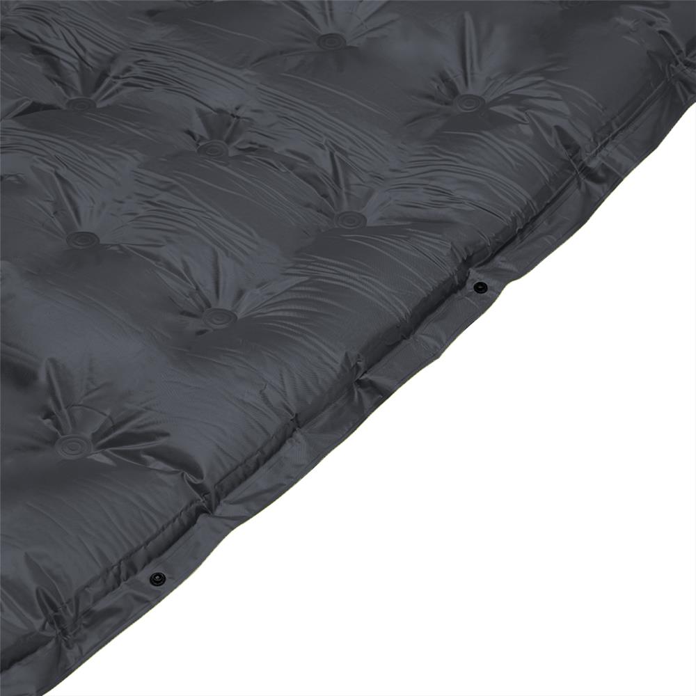 NILS CAMP selbstaufblasende Campingmatte 188 cm grau mit Kissen Isomatte Outdoor