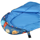 NILS CAMP Kinderschlafsack SPACE mit Rucksack Camping Schlafsack Kinder