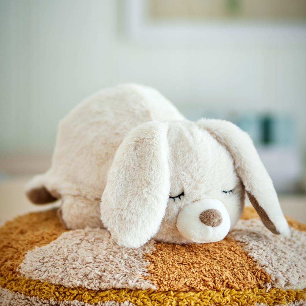 Bloomingville MINI Berta 2in1 Plüschtier Teddybär-Hase Braun Polyester