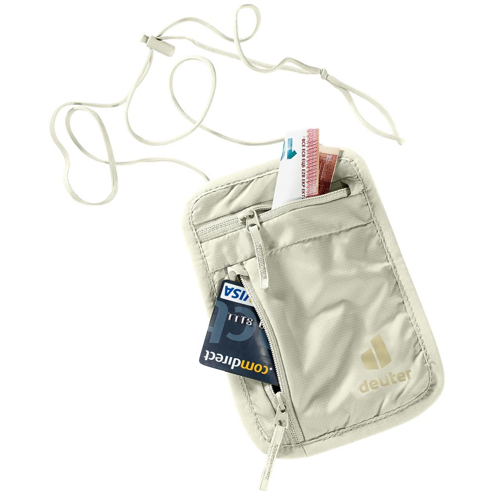 deuter Security Wallet I, Reiseaccessoires, bone (beige), Brustbeutel, Geldbörse, Portemonnaie