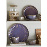 Bloomingville Latina Becher, Violett, Steingut, 220 ml, Tasse, dänisches Design