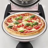 G3Ferrari elektrischer Pizzaofen Delizia 1200 W für Pizza Ø 31cm icy pink Pizzamaker mit feuerfestem Naturstein - Limitierte Edition