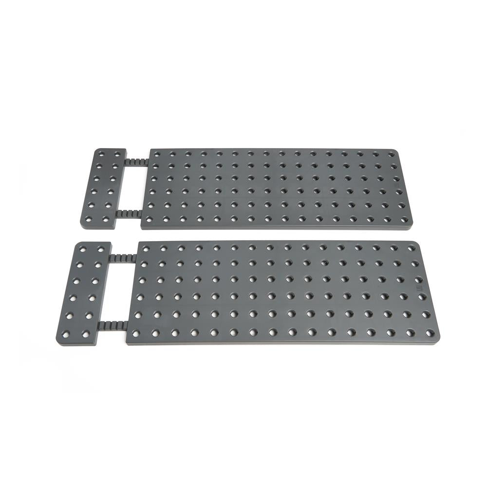 Umbra Peggy Einsatz für Küchenschränke und Schubladen 2er Set Anthrazit Schubladenorganizer
