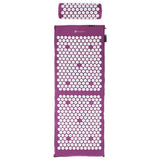 Akupressurmatte mit Kissen Violett/Weiß 15444 Punkte | HMS Premium AKM04