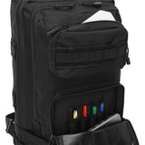NILS CAMP Militärrucksack Ranger 45L Schwarz - Outdoor Trekking Rucksack Camping Survival