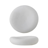 Bloomingville Audra Schale weiß D30 cm aus Steingut – dekorative Schale für Wohnzimmer & Tischdeko
