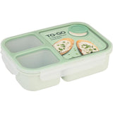 LocknLock Lunchbox 980ml, 3 Fächer, Saucenbehälter, BPA-frei