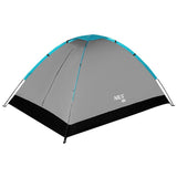 NILS CAMP Zelt für 2 Personen in Grau - kompaktes Campingzelt für Outdoor, Trekking, Festival & Reisen