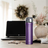 NILS Thermobecher 500 ml Edelstahl violett auslaufsicher für Camping Reise Alltag