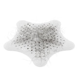 Umbra Starfish Abfluss Haarfänger mit Saugnäpfen, Silikon Abflusssieb, in Weiß