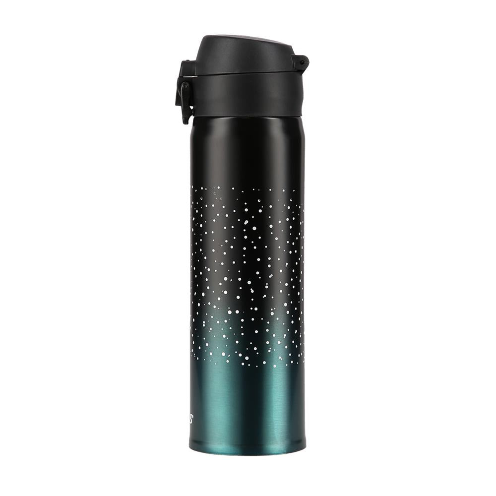 NILS Thermobecher 500 ml Edelstahl meerblau auslaufsicher für Camping Reisen Alltag