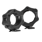 Langhantelverschlüsse 50 mm Schwarz Schnellverschluss, 2 Stück | HMS ZG1000