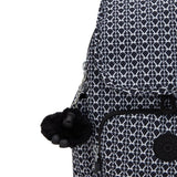 Kipling CITY PACK MINI, Extra kleiner Rucksack, Signature Print (schwarz), 9L, Kompakt & Stylisch