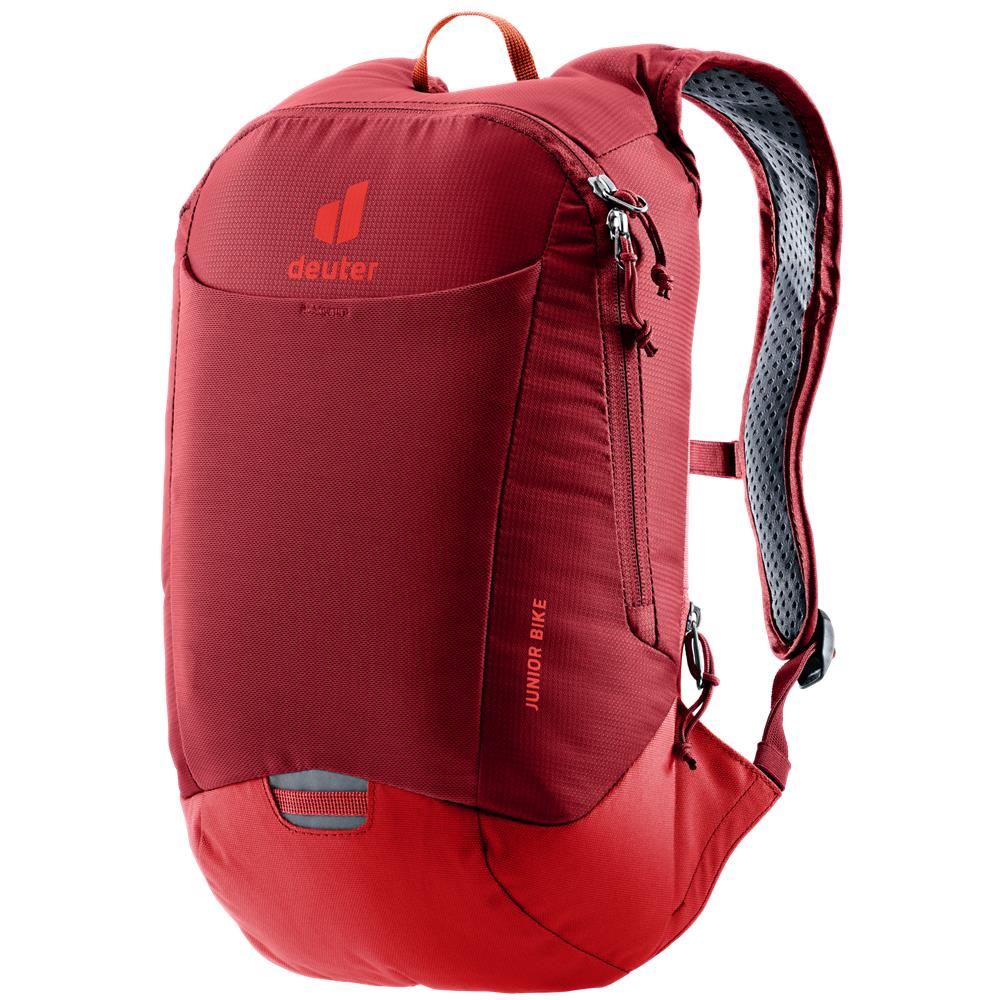 deuter Junior Bike, Fahrradrucksack, masala-cherry (rot), 8L, Kinderrucksack