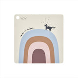 OYOY Mini - Platzdeckchen, Follow the Rainbow, Tischset aus Silikon