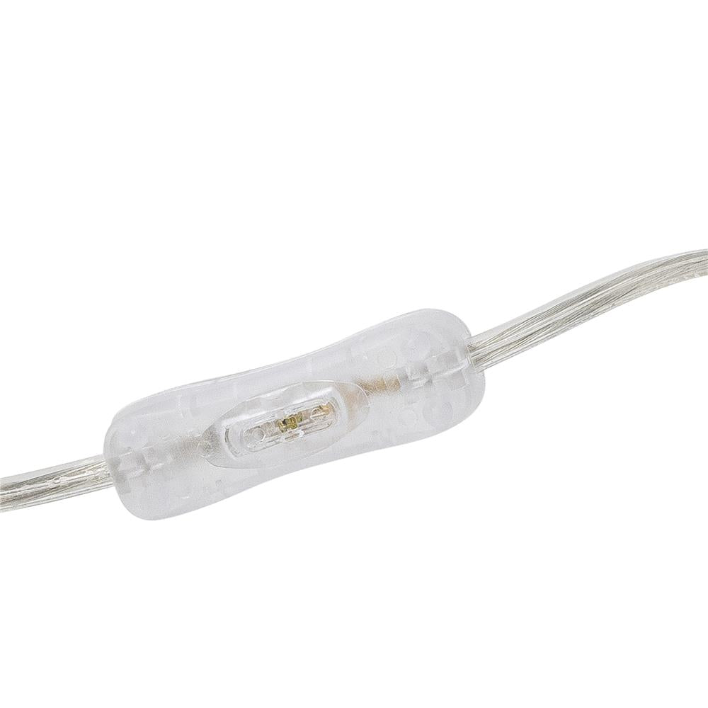Bloomingville Paddy Tischlampe Rosa Glas 26,5 cm