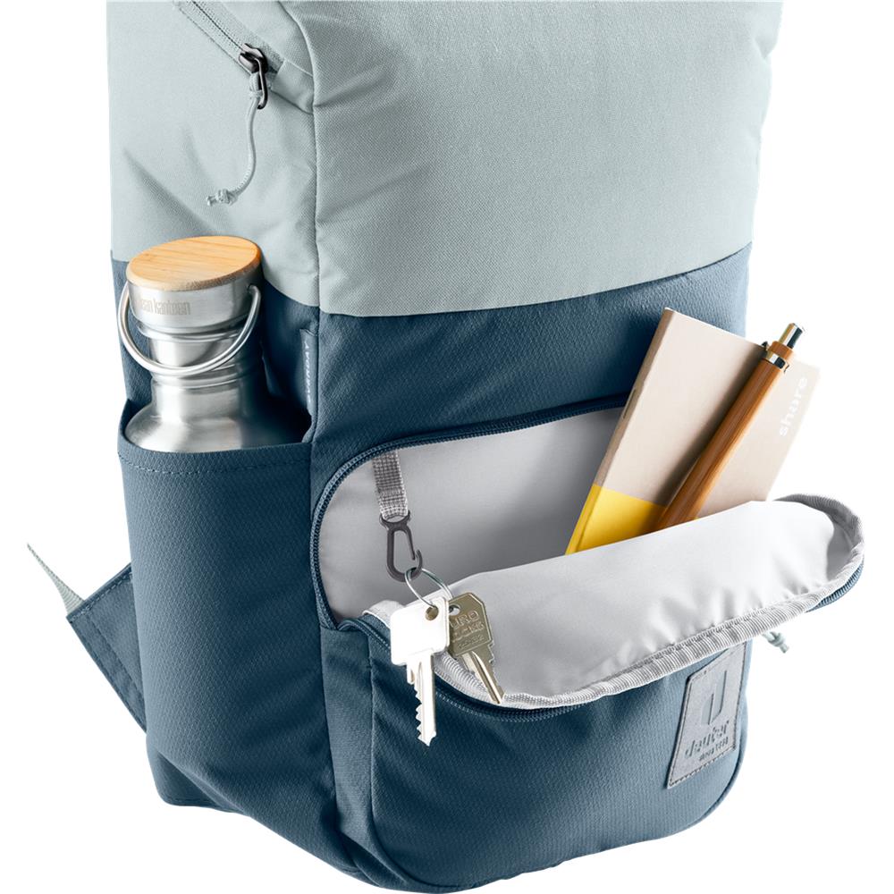 deuter Overday, Kinderrucksack, ink-sage (blau), 15L, für Kinder ab 10 Jahre