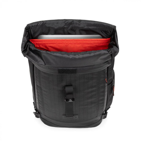Eastpak TECUM ROLL, Rucksack, CNNCT Rip Black (schwarz), 20L, mit Flaschenhalter und Laptopfach