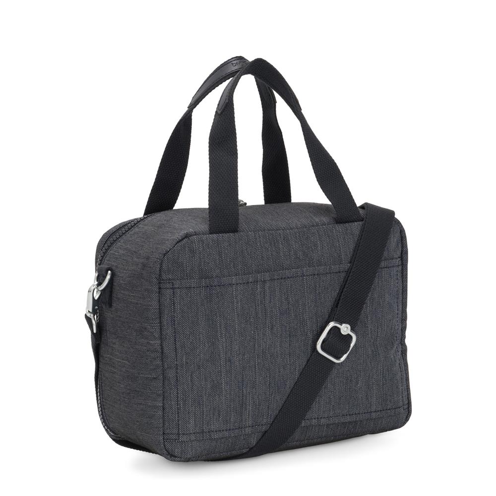 Kipling MIYO, Große Lunchbox, Marine Navy (blau), Frühstückstasche mit Trolleyschlaufe