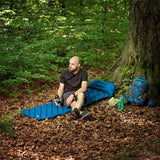 NILS CAMP Campingmatte leicht in türkis mit Luftpumpe Outdoor Trekking Reisen