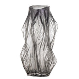 Bloomingville Tulla Vase aus Glas in Grau – große Glasvase für Wohnzimmer & Tischdeko