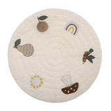 Bloomingville MINI Agnes Spielmatte 100cm Weiß aus Baumwolle
