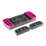 Aerobic Stepper 2-fach höhenverstellbar Grau/Pink für Cardio und Workout | HMS AS003