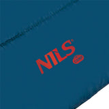 NILS CAMP Schlafsack Blau-Rot - leichter Sommerschlafsack für Camping, Trekking & Outdoor