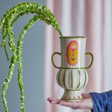 Bloomingville Odina Vase Bunt Steingut Deko-Vase 21cm