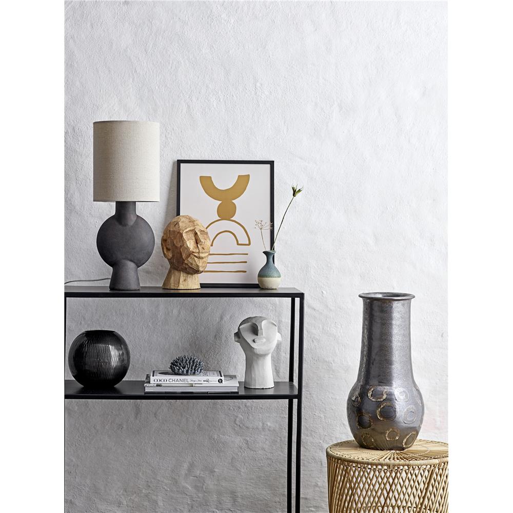 Bloomingville Sergio Tischlampe Braun Terrakotta Tischleuchte Dekolampe dänisches Design A++