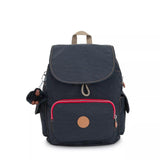 Kipling CITY PACK S, kleiner Rucksack, True Navy Combo (blau), Damenrucksack mit vielen Fächern