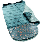 deuter Overnite, Kinderschlafsack, Türkis, Mumienschlafsack mit Packsack, Kopfteil mit Kisseneinschub