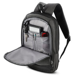 NILS Laptop Rucksack 19L Grau - Handgepäckgröße Business Reisen Arbeit Alltag